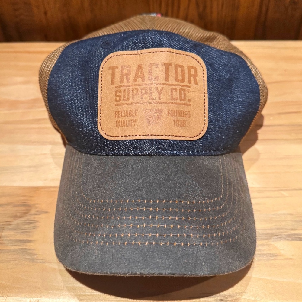 🧢 Tractor Supply Hat Oil-rubbed denim